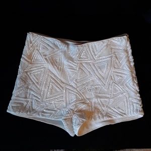 F21 sequin shorts